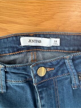 JustFab Dark Blue Denim Jeans